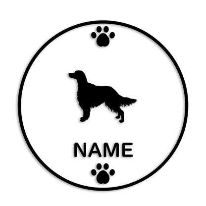 アイリッシュセッター 文字入れ可能 ペット 犬 カッティング ステッカー (st-136-2)