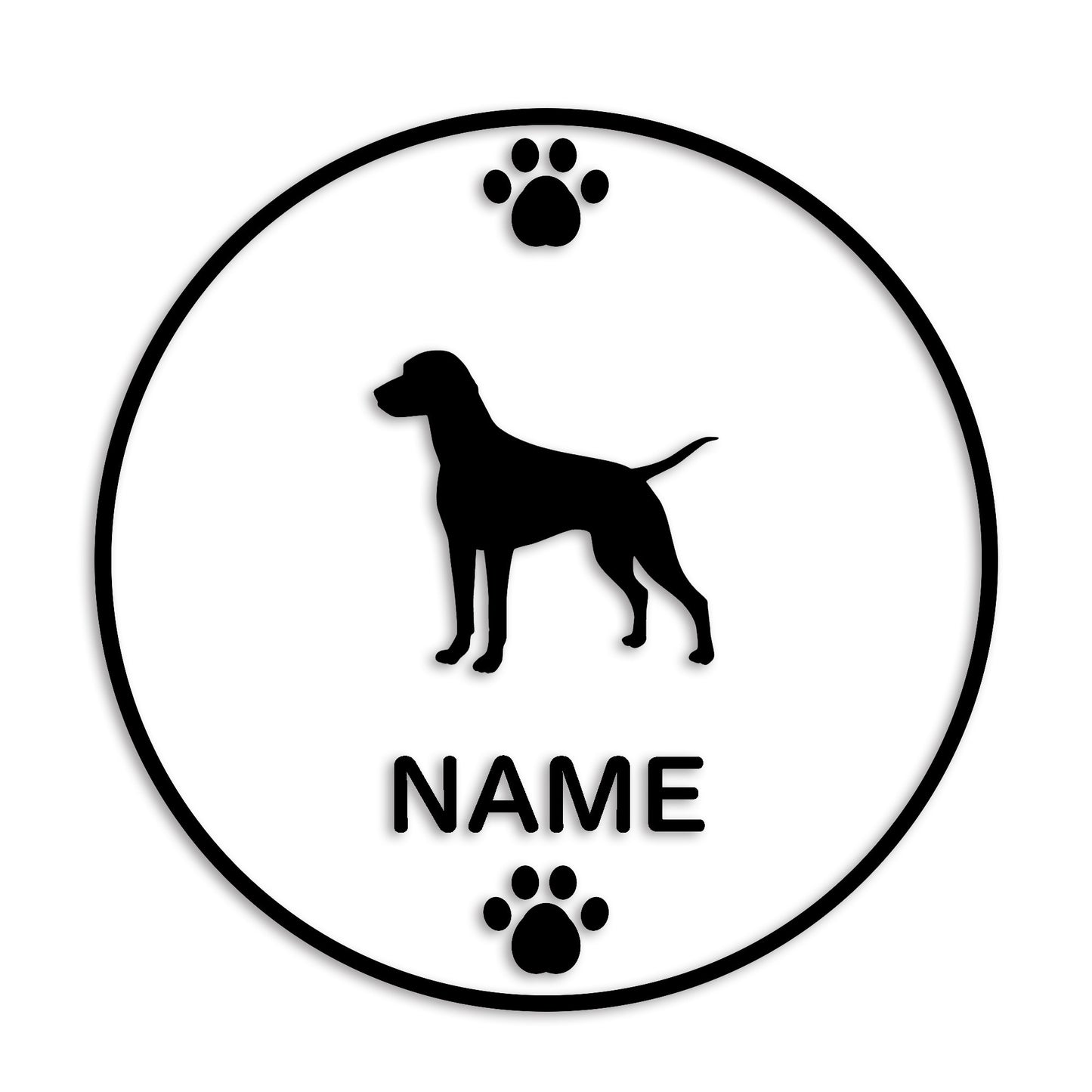 ダルメシアン 文字入れ可能 ペット 犬 カッティング ステッカー (st-136-45)