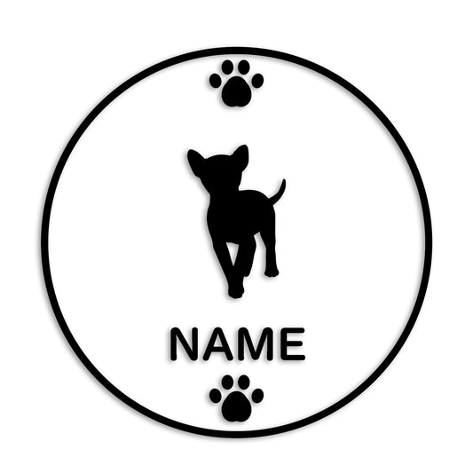 バセンジー 文字入れ可能 ペット 犬 カッティング ステッカー (st-136-71)