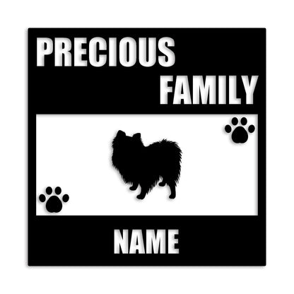 ポメラニアン 文字入れ可能 ペット 犬 カッティング ステッカー (st-137-101)