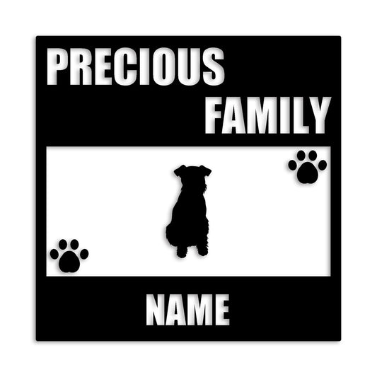 ウェルシュテリア 文字入れ可能 ペット 犬 カッティング ステッカー (st-137-12)