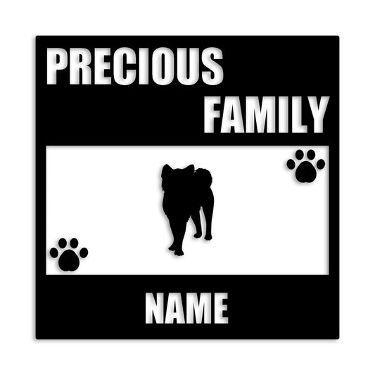 秋田犬 文字入れ可能 ペット 犬 カッティング ステッカー (st-137-127)