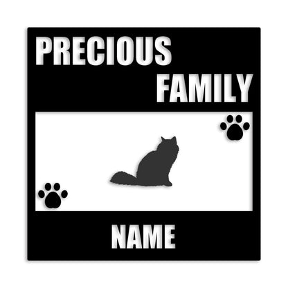 バーマン 文字入れ可能 ペット 猫 カッティング ステッカー (st-137-164)