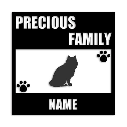 メインクーン 文字入れ可能 ペット 猫 カッティング ステッカー (st-137-174)