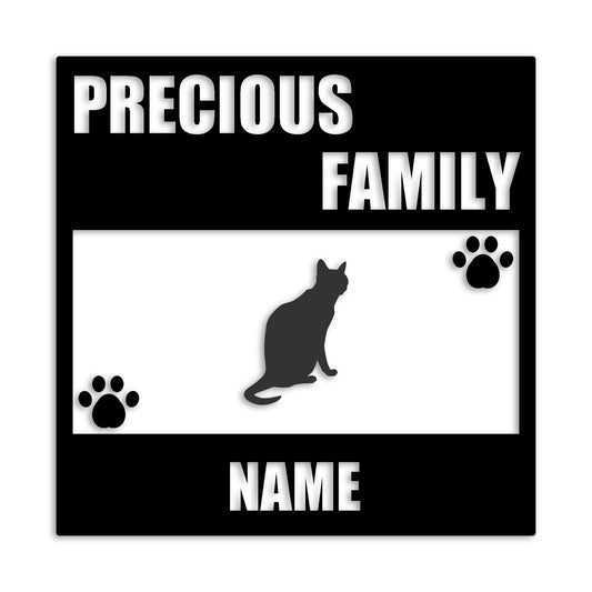 ロシアンブルー 文字入れ可能 ペット 猫 カッティング ステッカー (st-137-176)