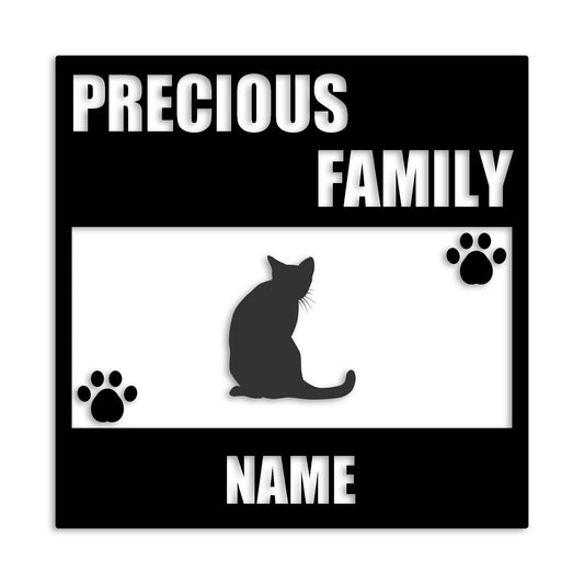 ロシアンブルー 文字入れ可能 ペット 猫 カッティング ステッカー (st-137-177)