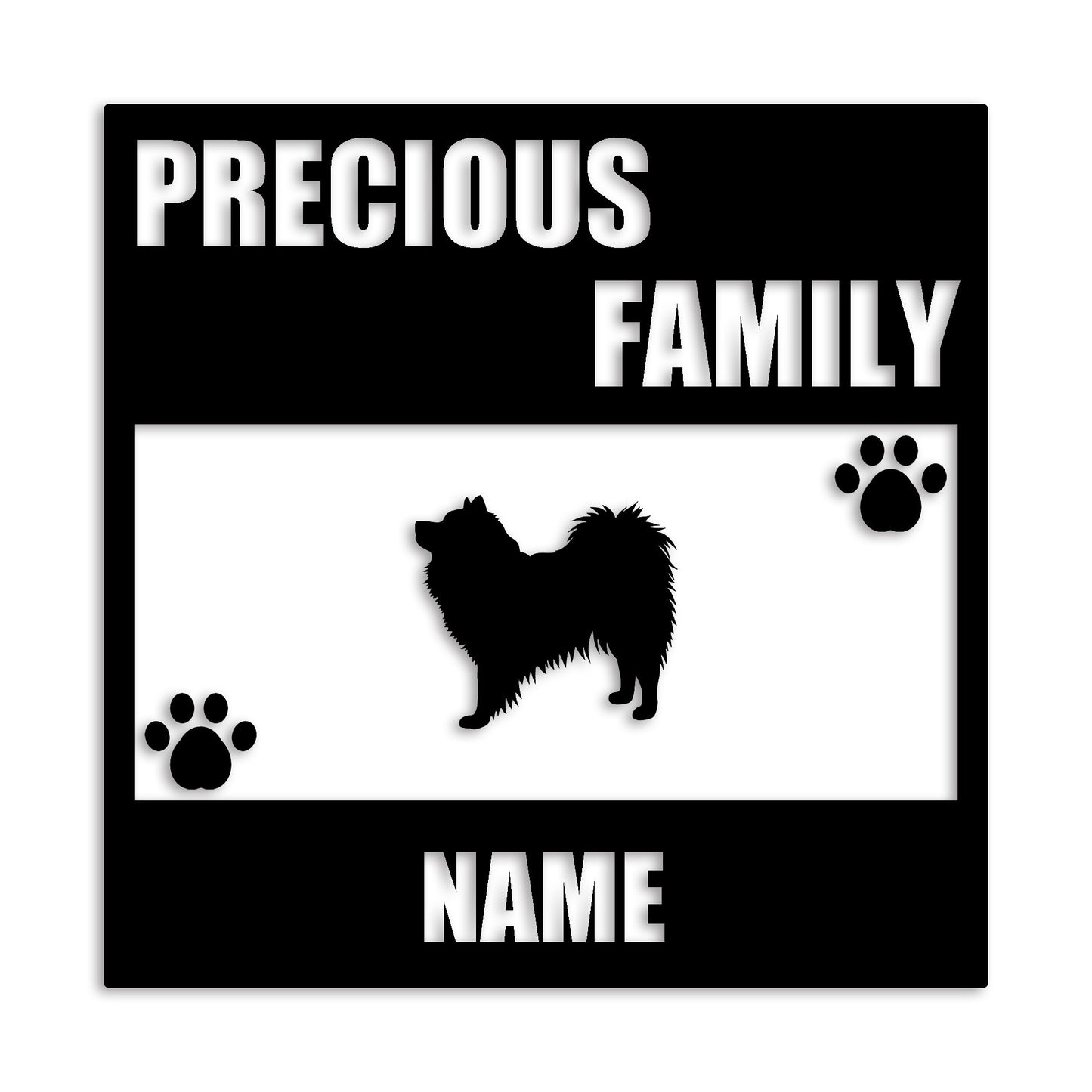 スピッツ 文字入れ可能 ペット 犬 カッティング ステッカー (st-137-38)