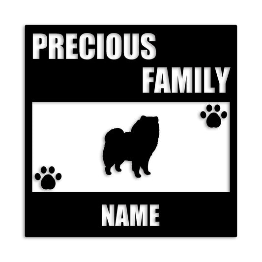 チャウチャウ 文字入れ可能 ペット 犬 カッティング ステッカー (st-137-50)