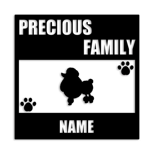 トイプードル 文字入れ可能 ペット 犬 カッティング ステッカー (st-137-57)