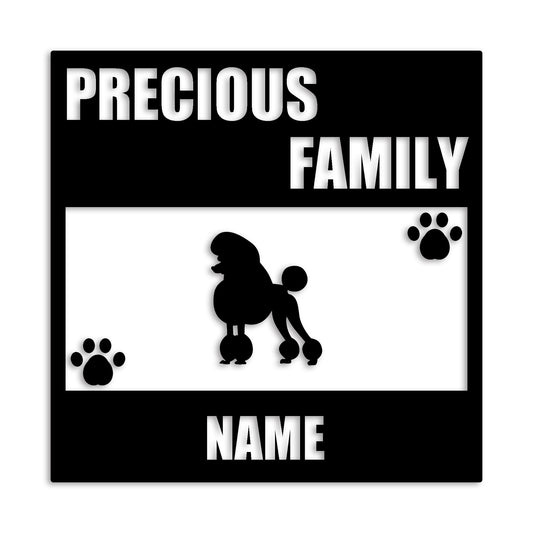 トイプードル 文字入れ可能 ペット 犬 カッティング ステッカー (st-137-58)