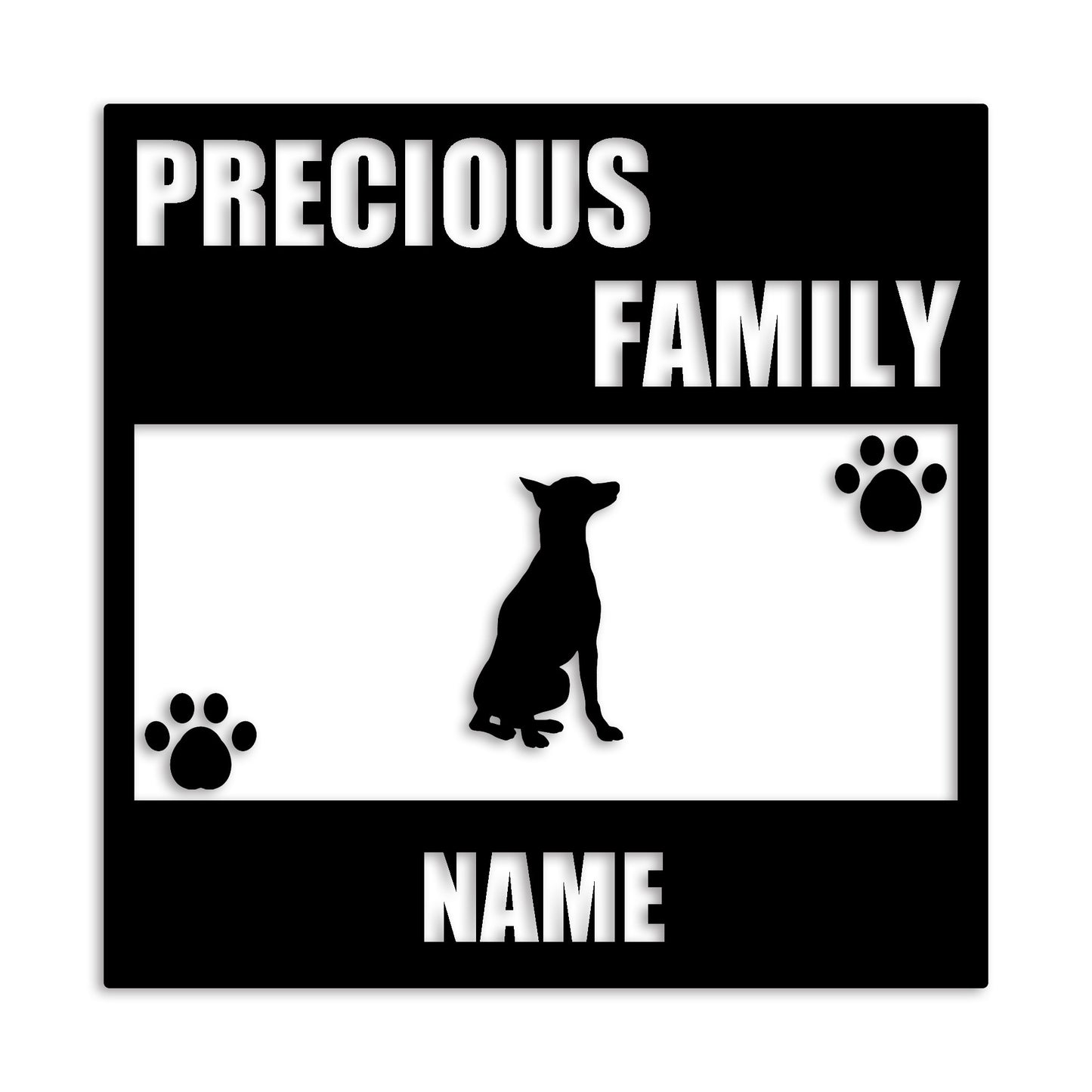 ドーベルマン 文字入れ可能 ペット 犬 カッティング ステッカー (st-137-62)