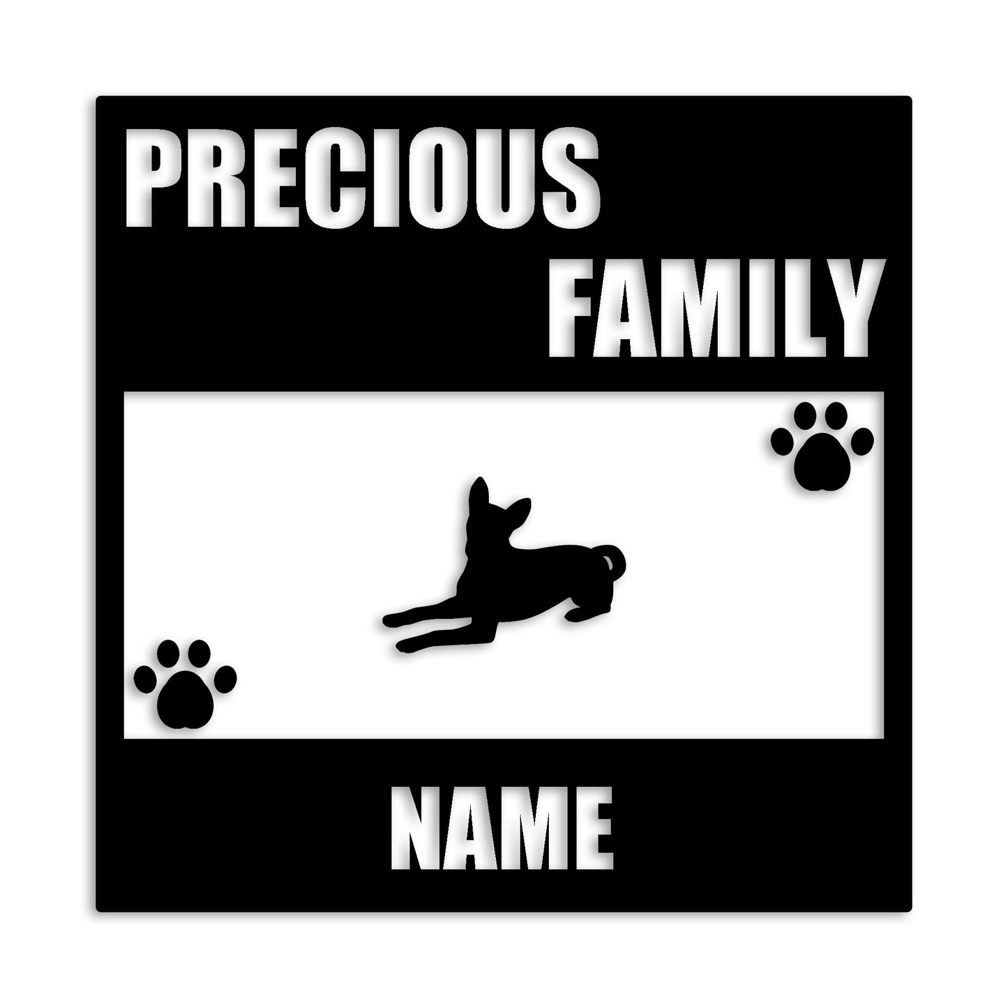 バセンジー 文字入れ可能 ペット 犬 カッティング ステッカー (st-137-70)