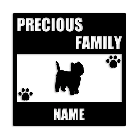 ウエストハイランドテリア 文字入れ可能 ペット 犬 カッティング ステッカー (st-137-9)