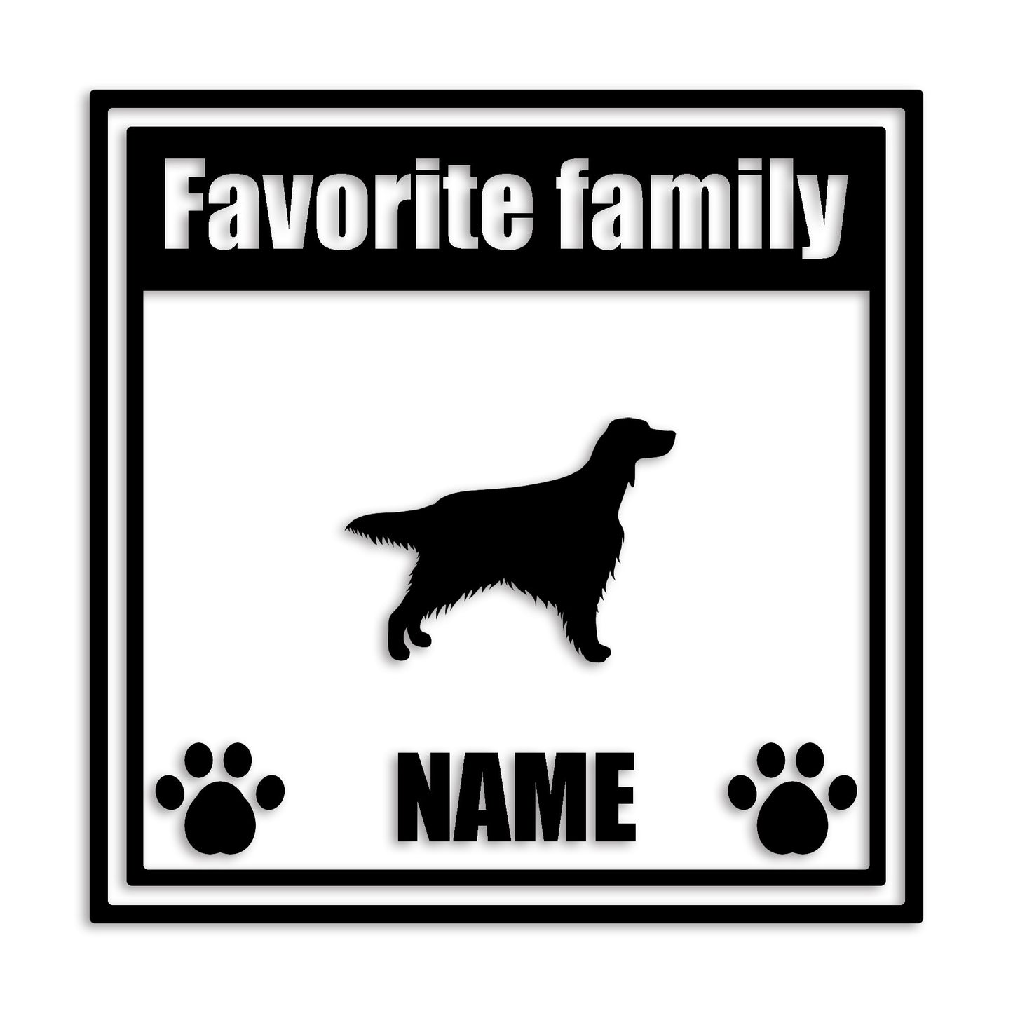 アイリッシュセッター 文字入れ可能 ペット 犬 カッティング ステッカー (st-138-1)