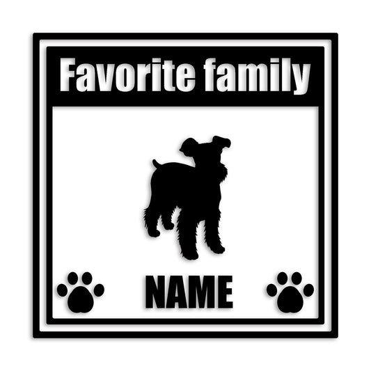 ミニチュアシュナウザー 文字入れ可能 ペット 犬 カッティング ステッカー (st-138-108)