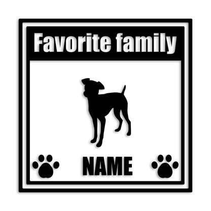 ミニチュアピンシャー 文字入れ可能 ペット 犬 カッティング ステッカー (st-138-109)