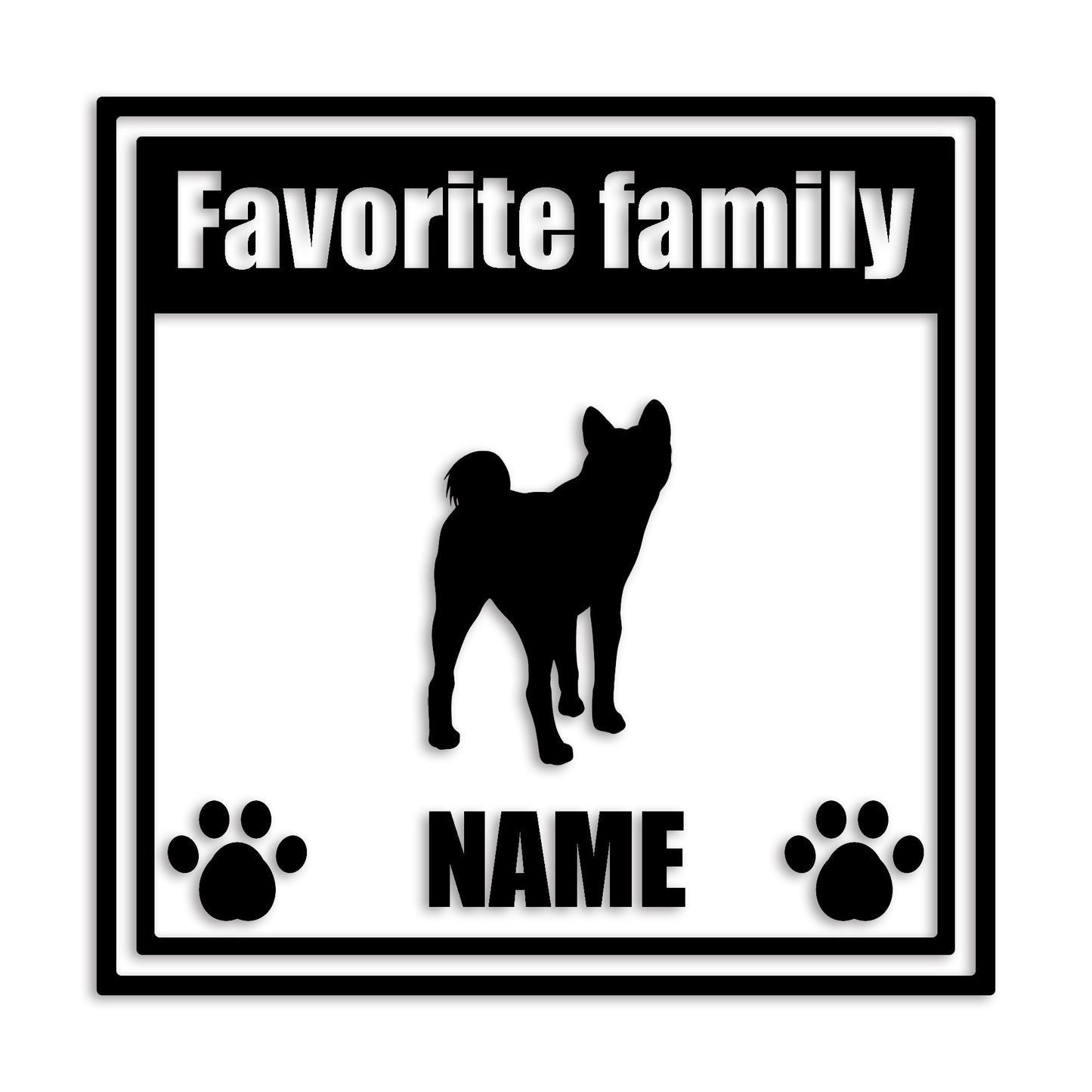 秋田犬 文字入れ可能 ペット 犬 カッティング ステッカー (st-138-128)