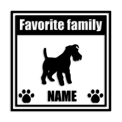 ウェルシュテリア 文字入れ可能 ペット 犬 カッティング ステッカー (st-138-13)