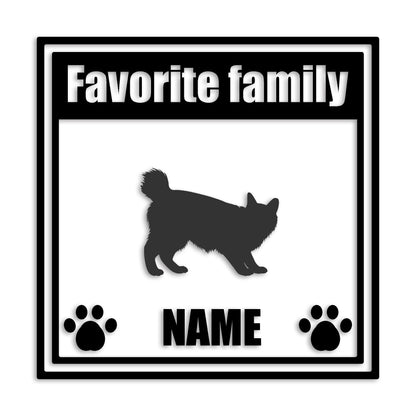 アメリカンボブテイル 文字入れ可能 ペット 猫 カッティング ステッカー (st-138-138)