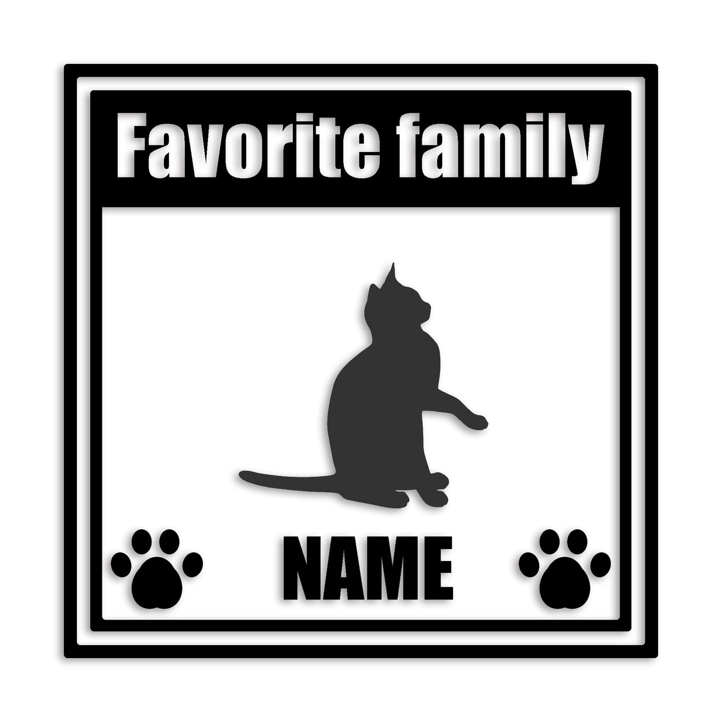 エジプシャンマウ 文字入れ可能 ペット 猫 カッティング ステッカー (st-138-141)