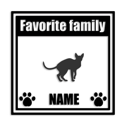 スフィンクス 文字入れ可能 ペット 猫 カッティング ステッカー (st-138-156)