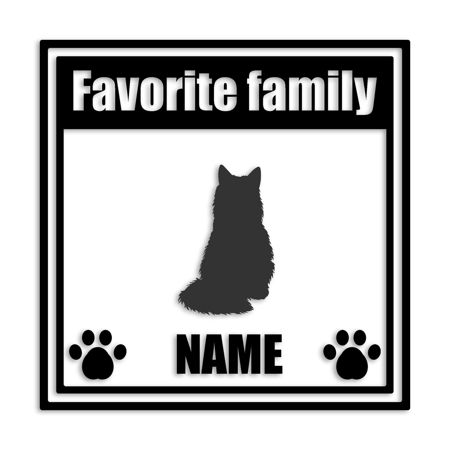 ソマリ 文字入れ可能 ペット 猫 カッティング ステッカー (st-138-157)