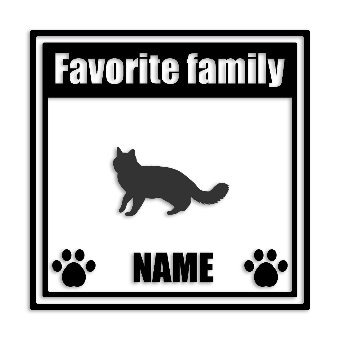 ターキッシュバン 文字入れ可能 ペット 猫 カッティング ステッカー (st-138-158)