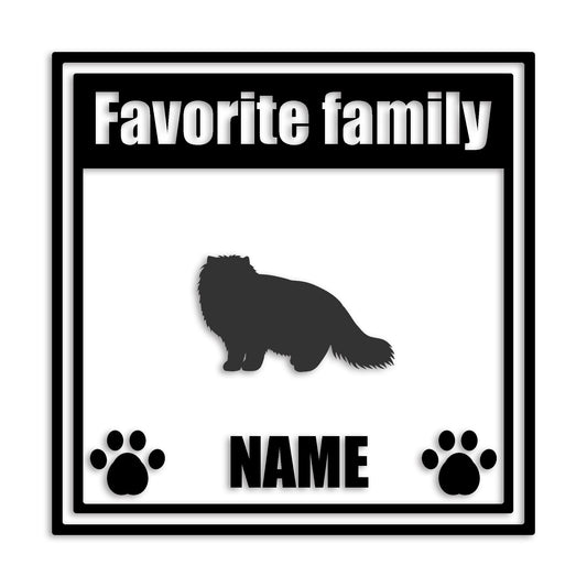 ヒマラヤン 文字入れ可能 ペット 猫 カッティング ステッカー (st-138-166)