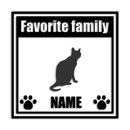 ロシアンブルー 文字入れ可能 ペット 猫 カッティング ステッカー (st-138-176)