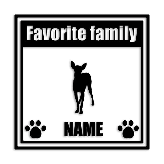 イタリアングレーハウンド 文字入れ可能 ペット 犬 カッティング ステッカー (st-138-4)