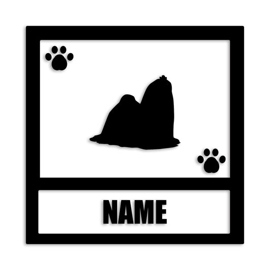 マルチーズ 文字入れ可能 ペット 犬 カッティング ステッカー (st-139-105)