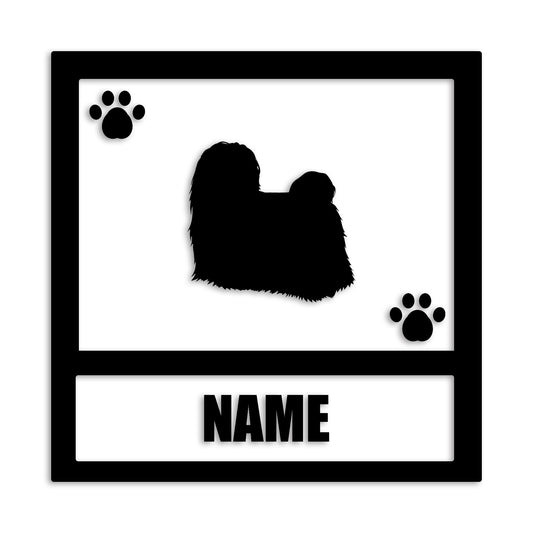 マルチーズ 文字入れ可能 ペット 犬 カッティング ステッカー (st-139-106)