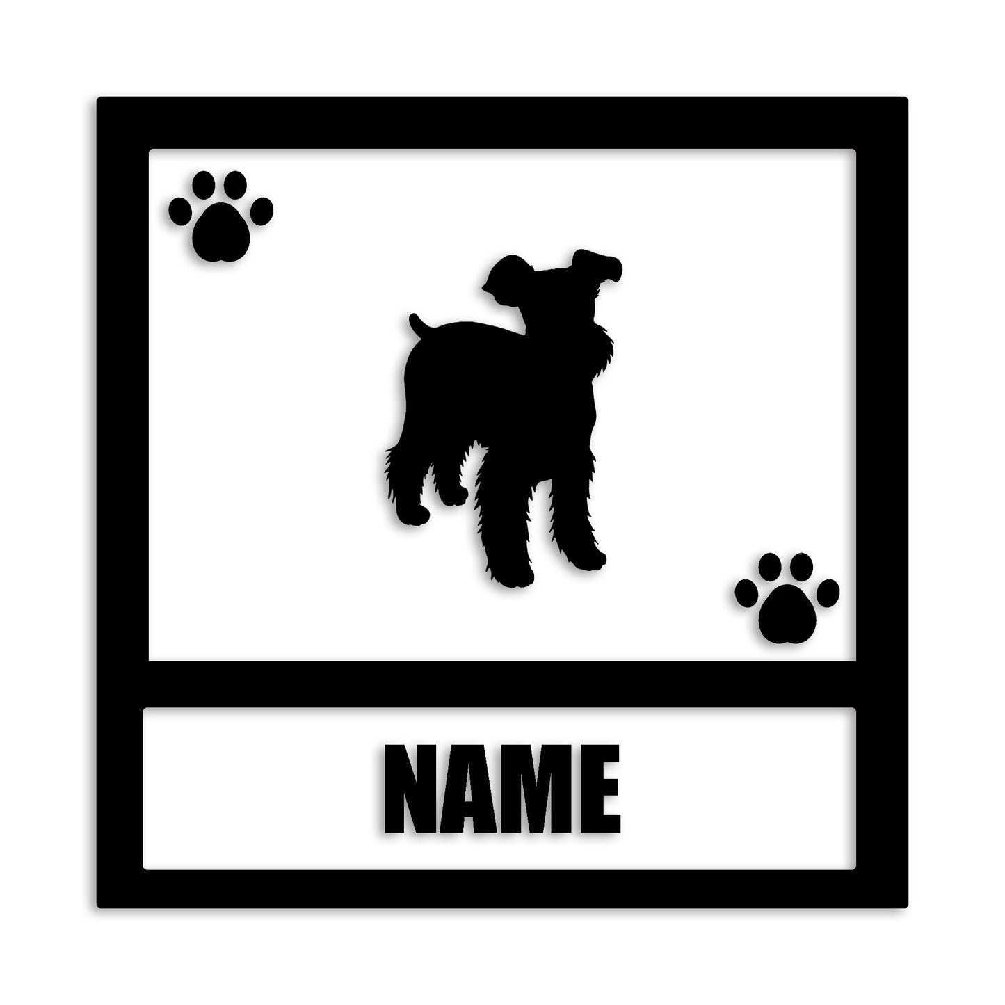 ミニチュアシュナウザー 文字入れ可能 ペット 犬 カッティング ステッカー (st-139-108)