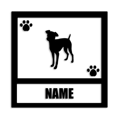 ミニチュアピンシャー 文字入れ可能 ペット 犬 カッティング ステッカー (st-139-109)