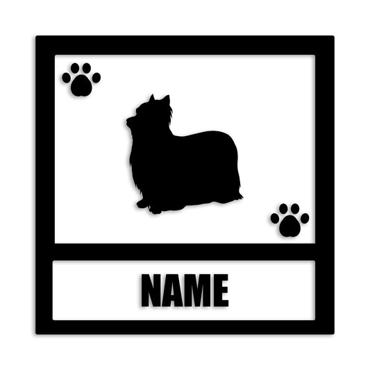 ヨークシャーテリア 文字入れ可能 ペット 犬 カッティング ステッカー (st-139-113)