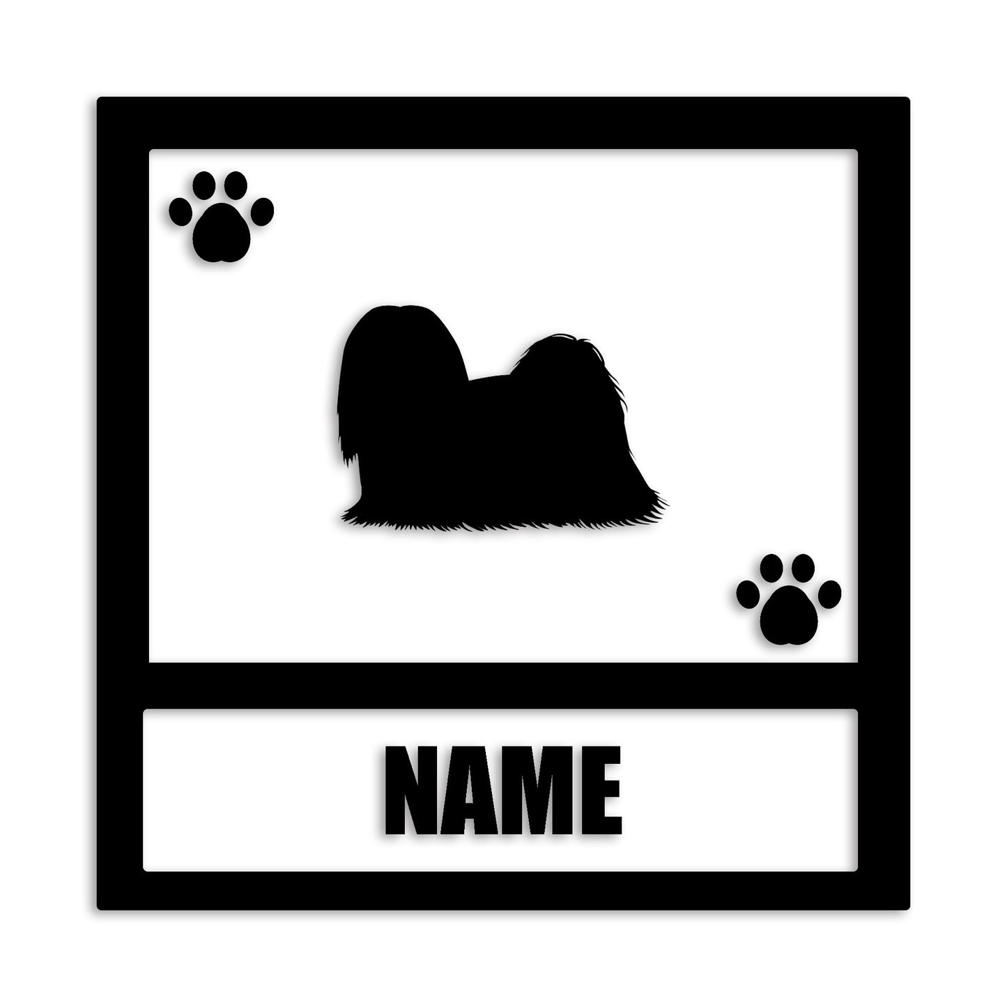 ラサアプソ 文字入れ可能 ペット 犬 カッティング ステッカー (st-139-114)