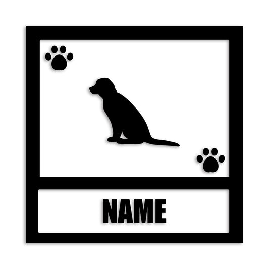 ラブラドールレトリバー 文字入れ可能 ペット 犬 カッティング ステッカー (st-139-115)