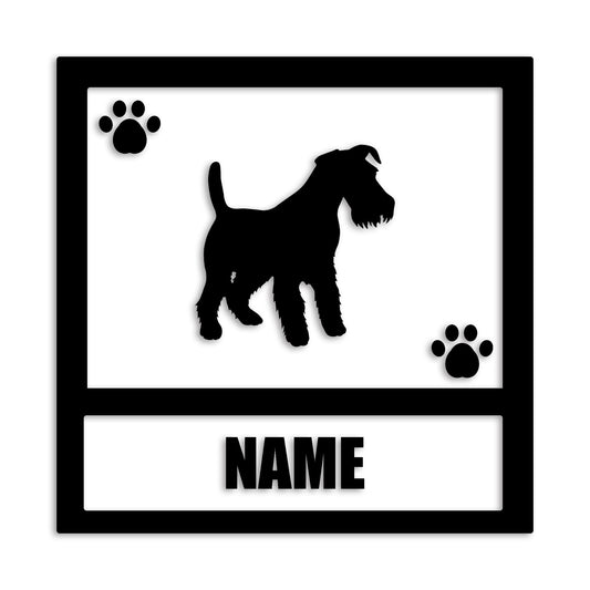 ウェルシュテリア 文字入れ可能 ペット 犬 カッティング ステッカー (st-139-13)