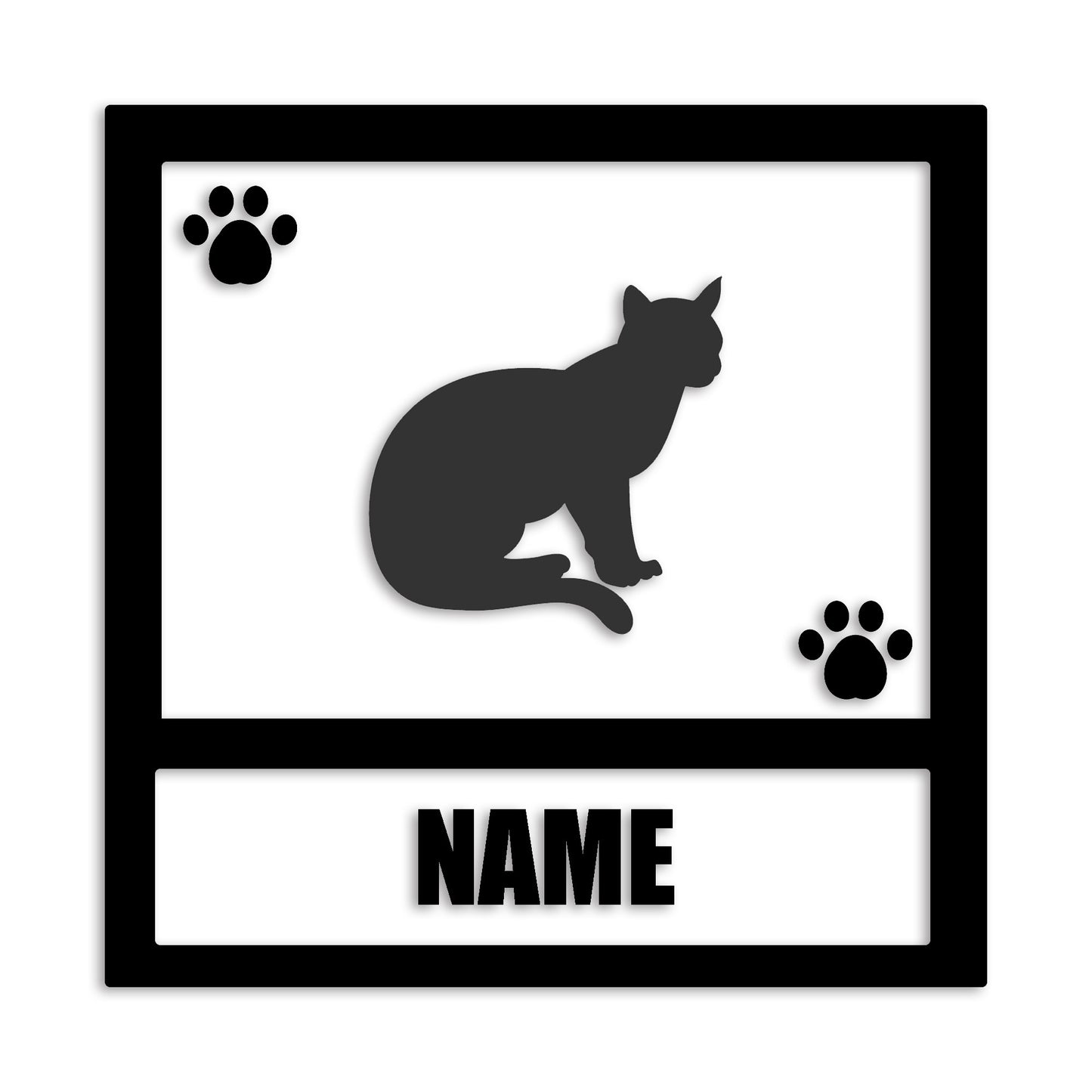 アビシニアン 文字入れ可能 ペット 猫 カッティング ステッカー (st-139-131)