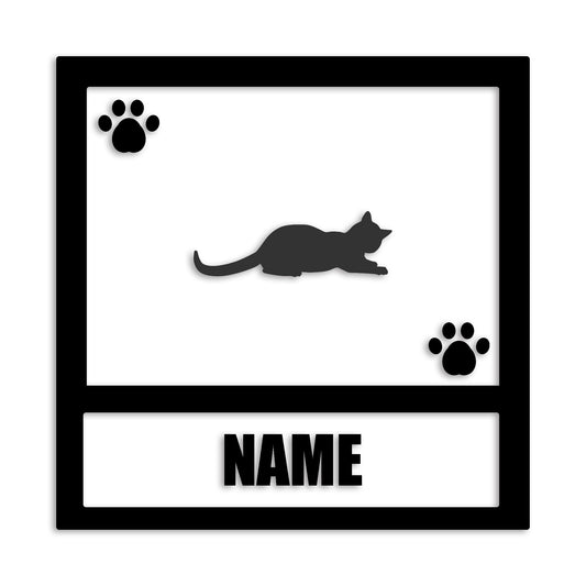 アビシニアン 文字入れ可能 ペット 猫 カッティング ステッカー (st-139-132)