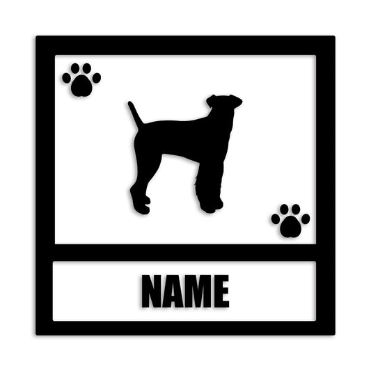 エアデール 文字入れ可能 ペット 犬 カッティング ステッカー (st-139-14)