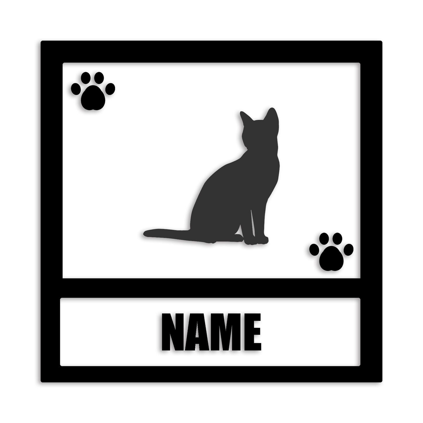 エジプシャンマウ 文字入れ可能 ペット 猫 カッティング ステッカー (st-139-140)