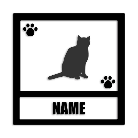 オシキャット 文字入れ可能 ペット 猫 カッティング ステッカー (st-139-143)