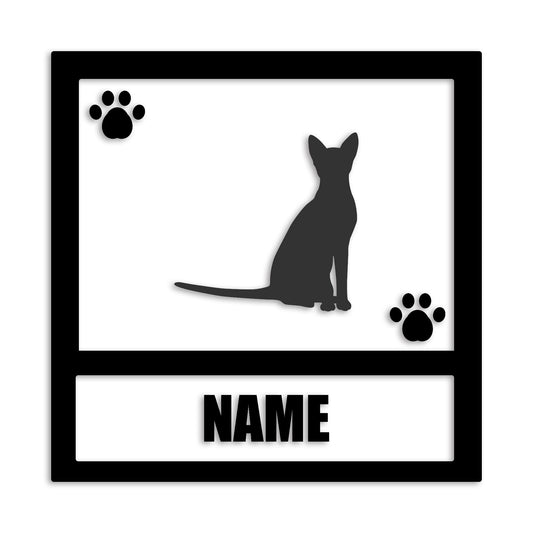 オリエンタル 文字入れ可能 ペット 猫 カッティング ステッカー (st-139-144)