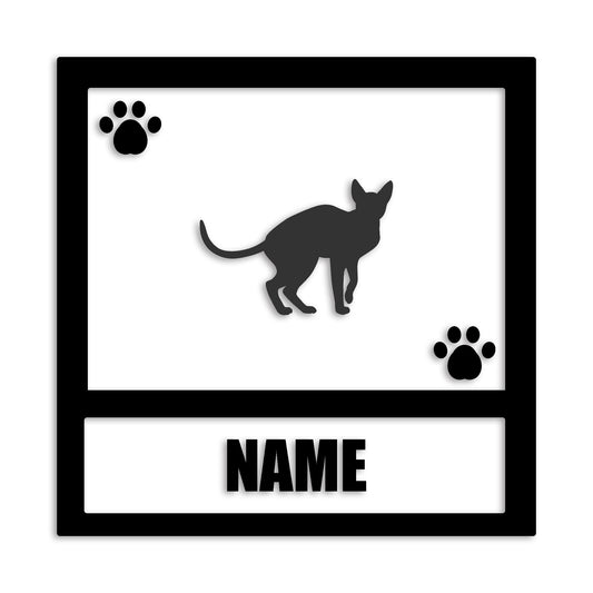 スフィンクス 文字入れ可能 ペット 猫 カッティング ステッカー (st-139-156)