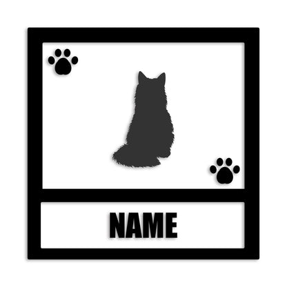 ソマリ 文字入れ可能 ペット 猫 カッティング ステッカー (st-139-157)