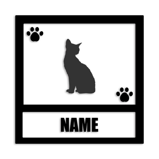 デボンレックス 文字入れ可能 ペット 猫 カッティング ステッカー (st-139-159)