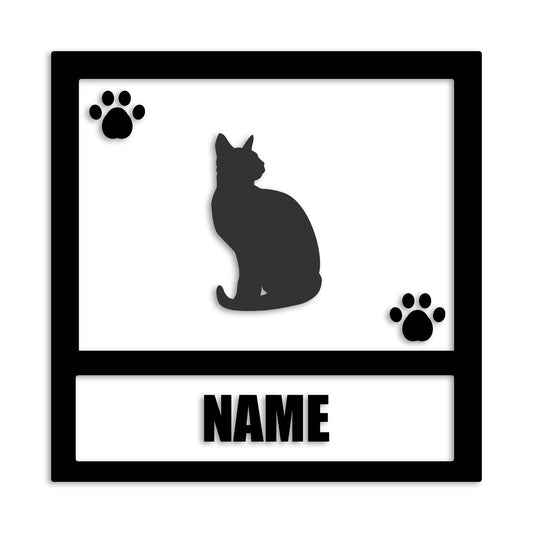 トンキニーズ 文字入れ可能 ペット 猫 カッティング ステッカー (st-139-160)