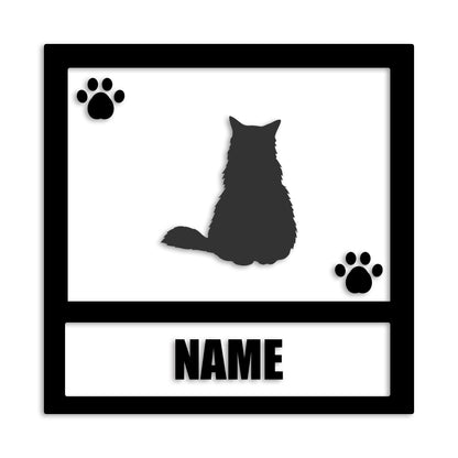 ノルウェージャンフォレストキャット 文字入れ可能 ペット 猫 カッティング ステッカー (st-139-162)