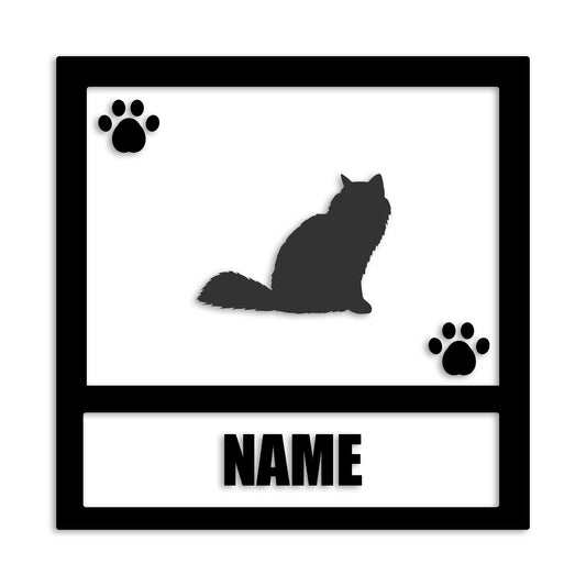 バーマン 文字入れ可能 ペット 猫 カッティング ステッカー (st-139-164)